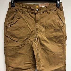 Carhartt - Women’s Rugged Flex Loose Fit Canvas Pants - Size 4 Tall - New